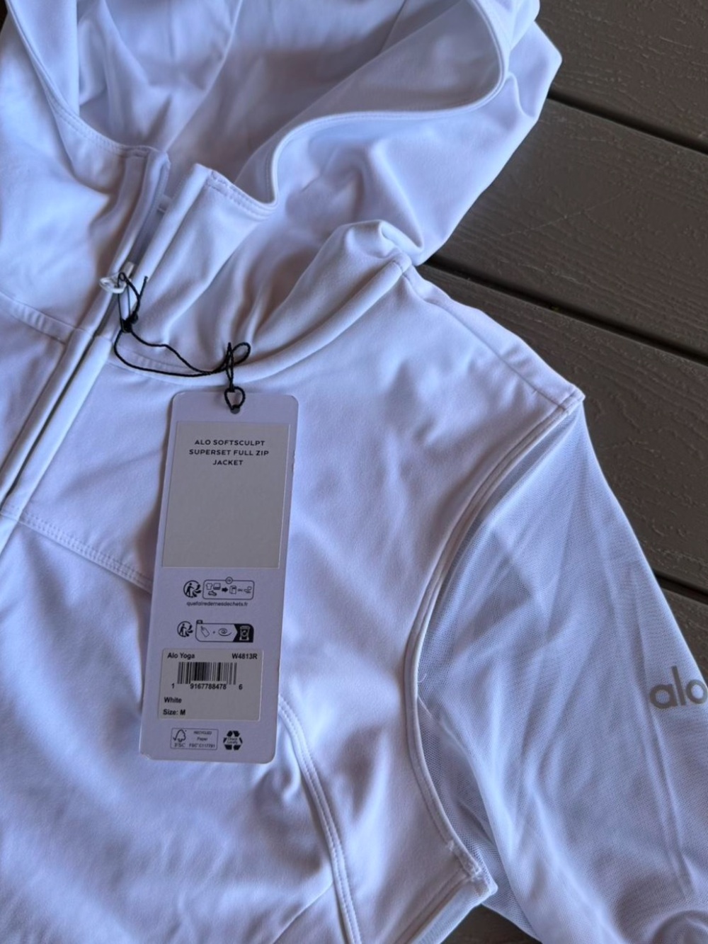 ALO — Soft sculpt superset full zip jacket #631 - Picture 2 of 8